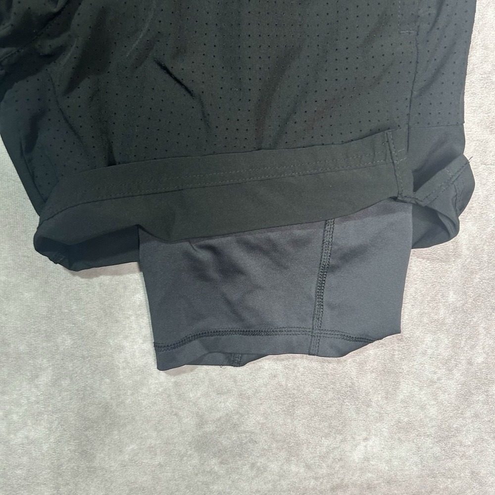Skora Qwick-Dry Black Elastic Lined Athletic RUNNING Shorts Men's MED  6.5" - Picture 4 of 6
